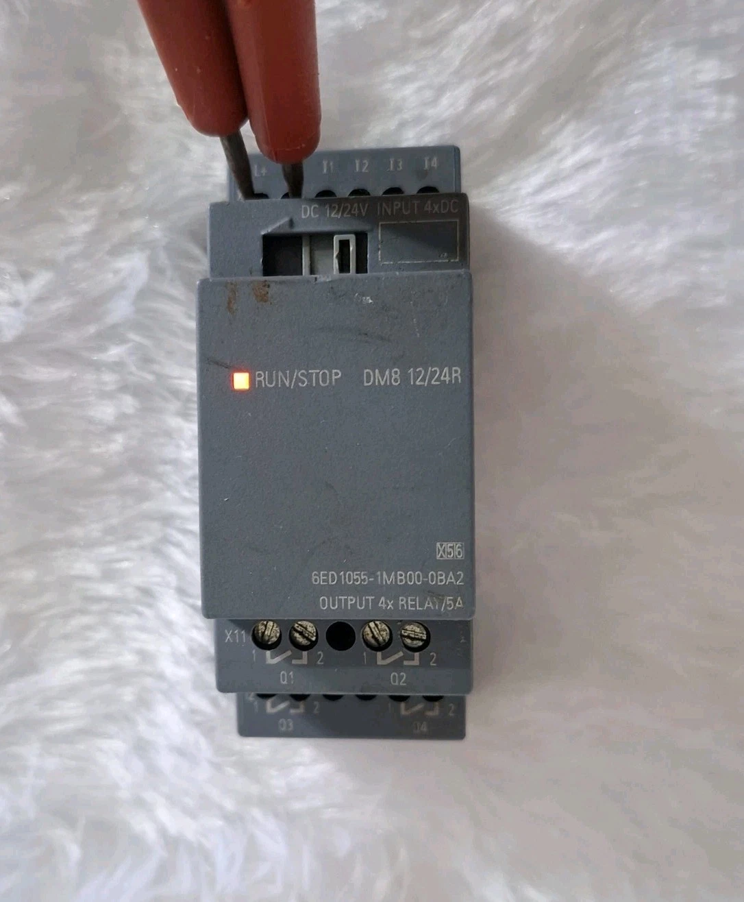 SIEMENS 6ED1055-1MB00-0BA2 DM8 12/24R 12/24VDC EXPANSION MODULE